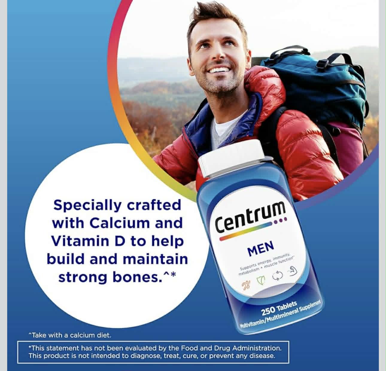Centrum Men Multivitamins - 100 Tablets - Image 3