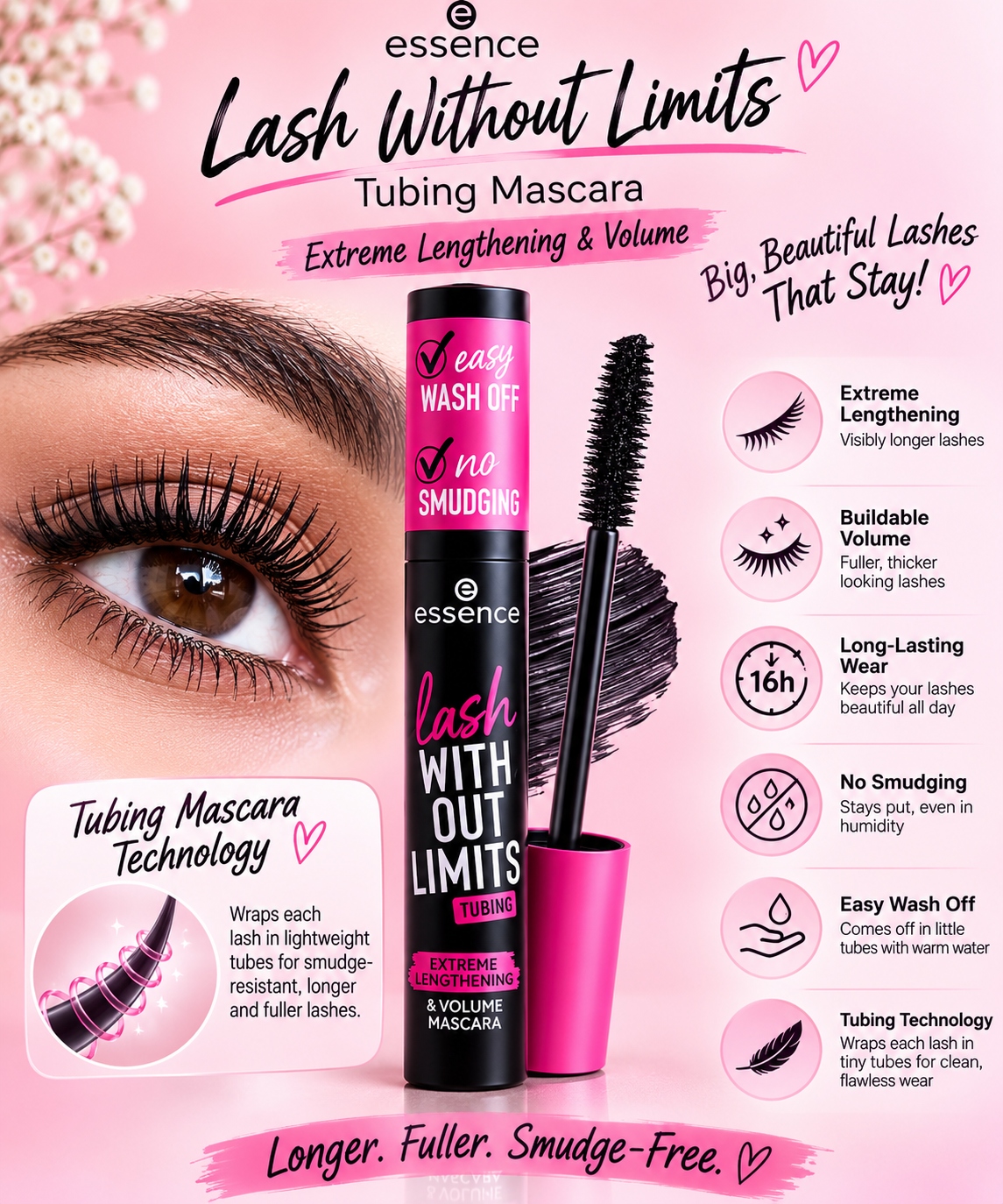 Essence Lash Without Limits Tubing Mascara - Image 4