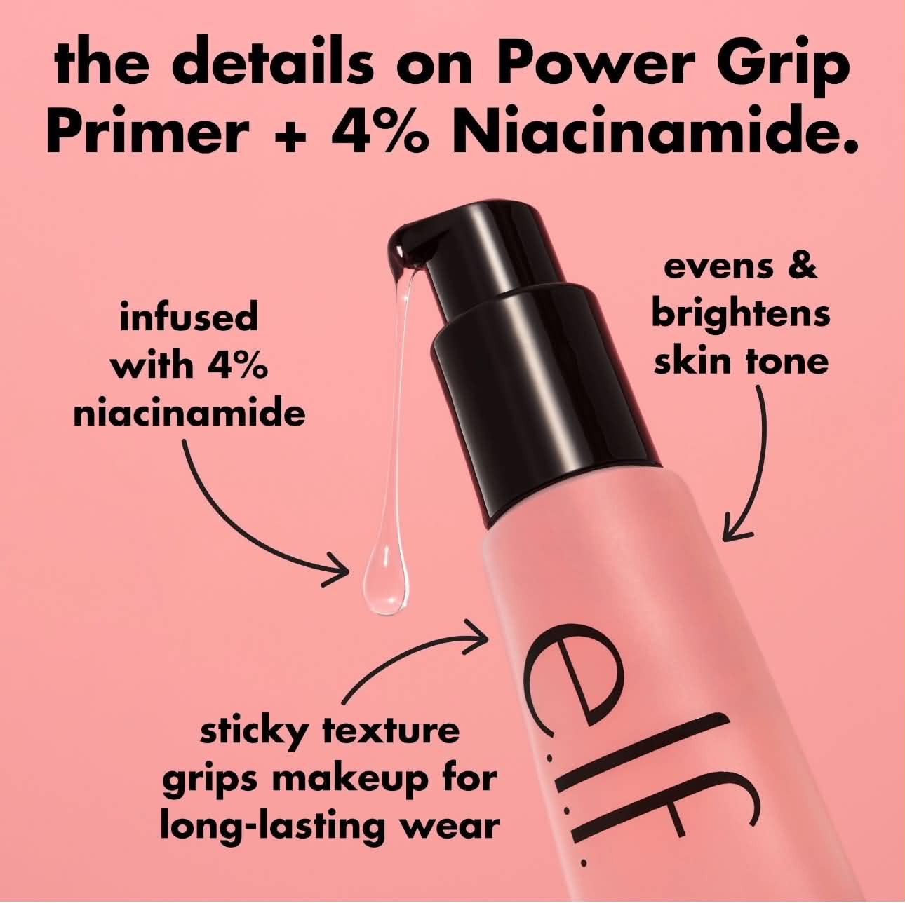 ELF Power Grip Primer + 4% Niacinamide - 24 ml - Image 4