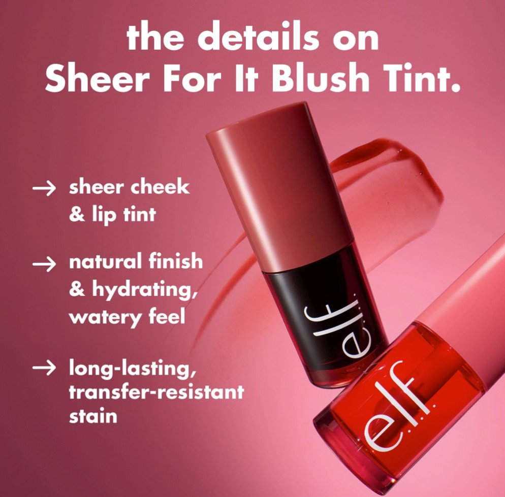 ELF Sheer For It Blush Tint - Image 6