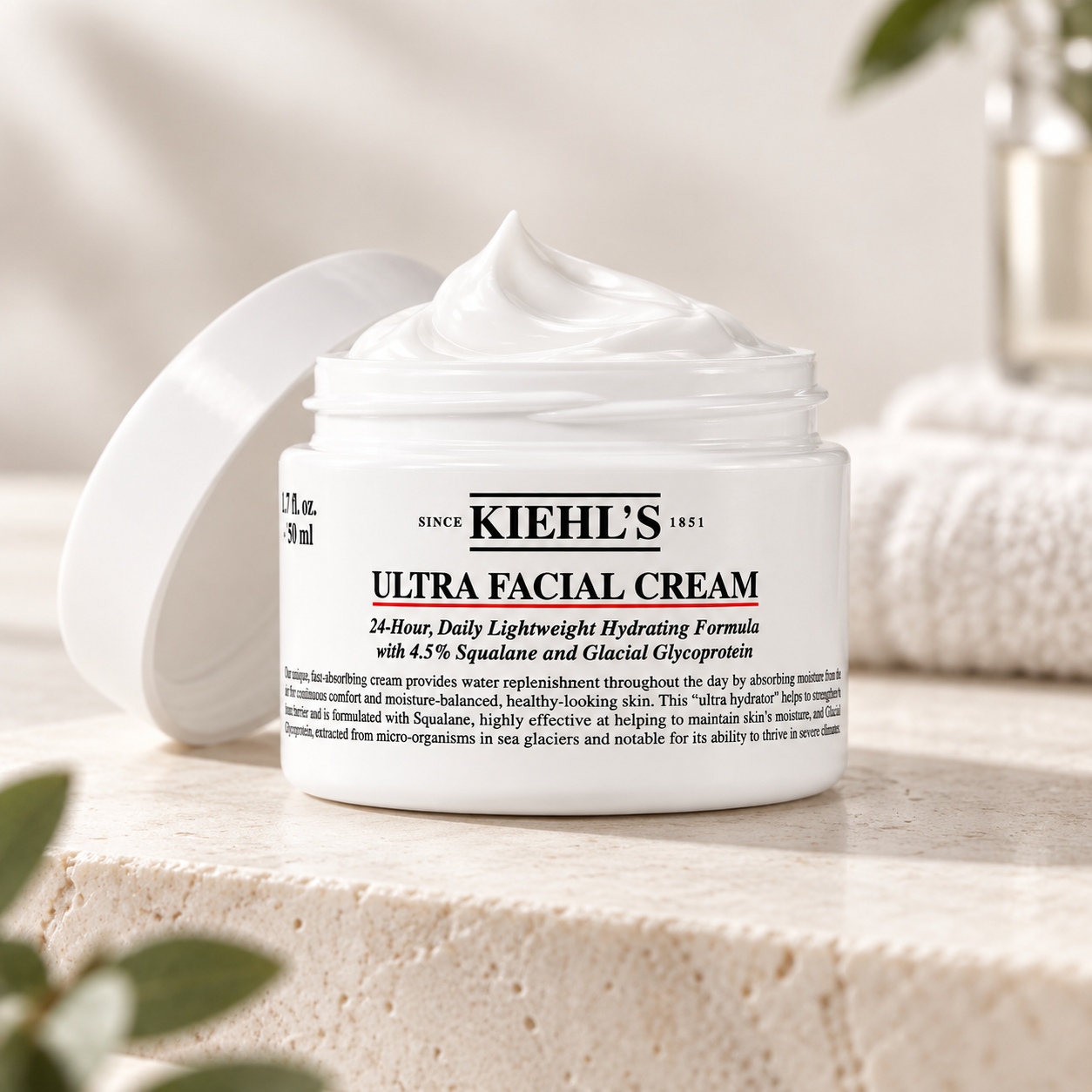 Kiehl's Ultra Facial Cream with Squalane - 7ml - Image 1