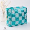 Teal Sequin Makeup Bag - Thumbnail Image 1